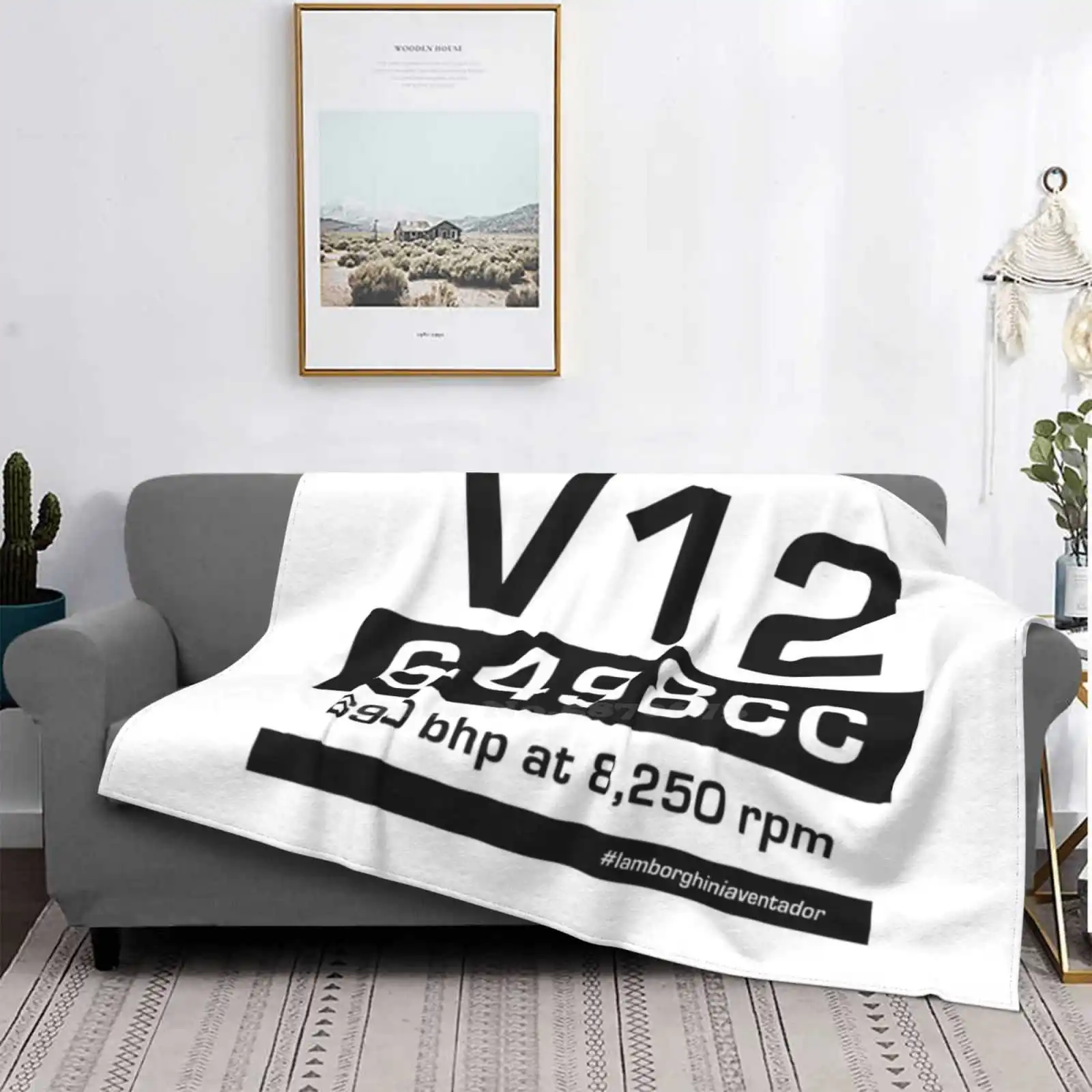 Manta suave de franela con estampado personalizado para coche, Lambo V12, supercoche, V8, Logo
Manta suave de franela con estampado personalizado para coche, Lambo V12, supercoche, V8, Logo