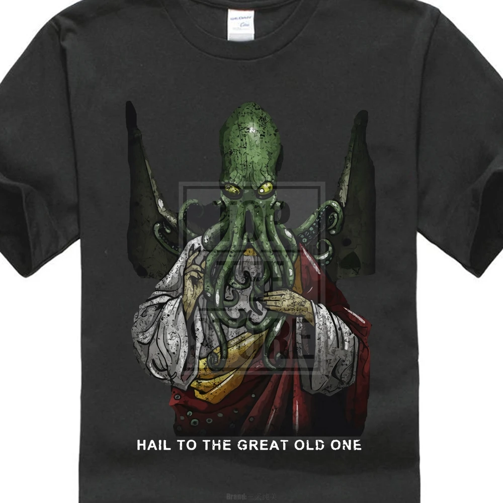 Футболки с принтом футболки коротким рукавом града Аркхэм H. P. Миктонический