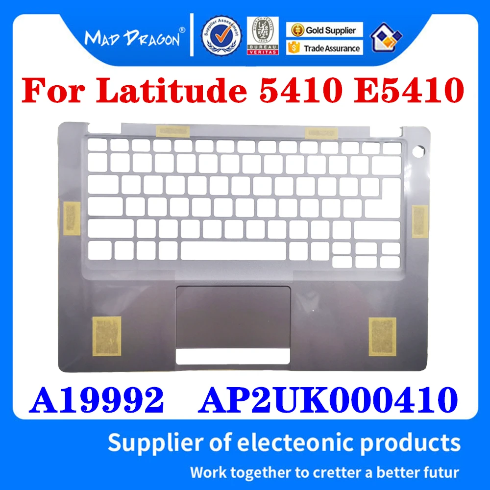 

New original Palmrest Upper Case Keyboard Bezel Cover Silver For Dell Latitude 5410 E5410 Laptops C shell A19992 AP2UK000410