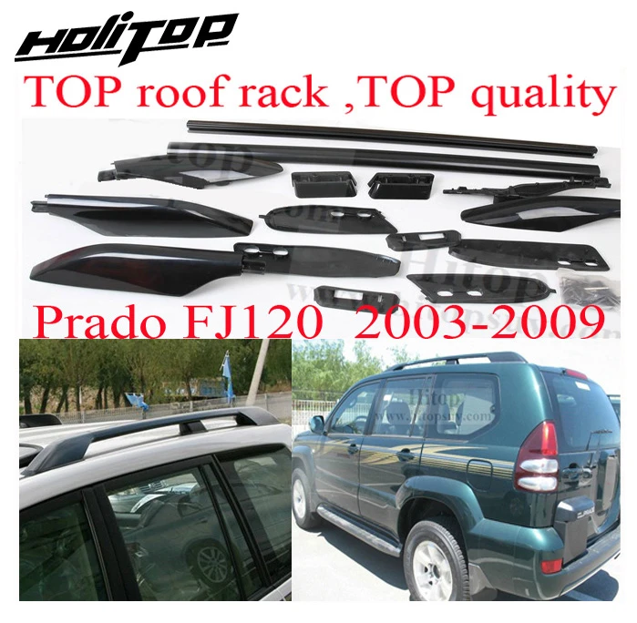 Полка на крышу/рейка крышу для Toyota Land Cruiser PRADO GRJ120 RZJ120 FJ120 FJ 120 UZJ120 LC120 KZJ120 2003 2009|rail roof