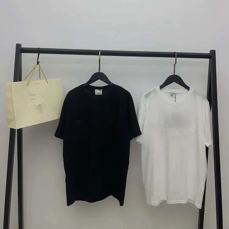 

2021 Summer New Women T-shirt High Quality Round Neck Large Size Letter Embroidery T-shirt Fashion Casual Men T-shirt Unisex