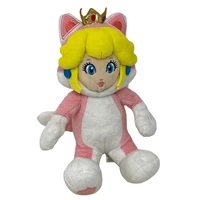 new cute classical game super mario cat princess peach plush 18cm kids stuffed toys for children gifts