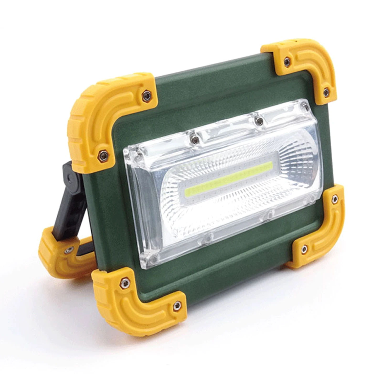 

Camping Wireless Light Battery Rechargeable Night Hiking Lighting Tools Portable Red Blue Flashing Warning Glare Searchlight 30w