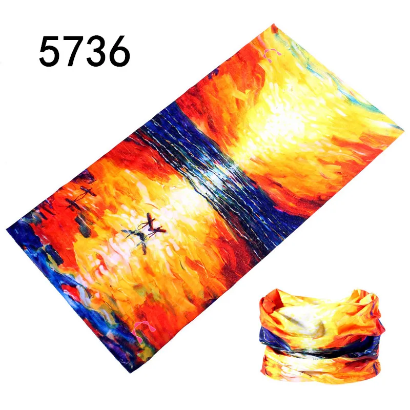 Buffe дизайн красная огненная велосипедная бандана Спортивная маска для женщин и