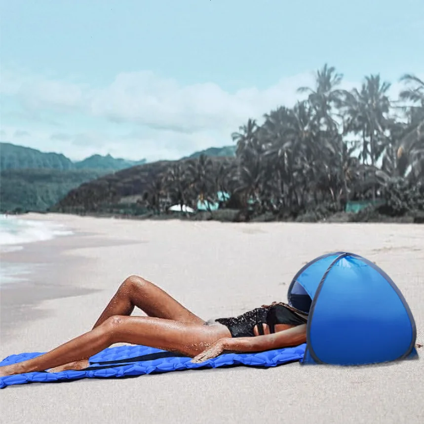 

S-tadpoles Outdoor Beach Face Tent Lightweight Sun Shelter Canopy UV Protection Portable Small Umbrellas Windproof Face Tent