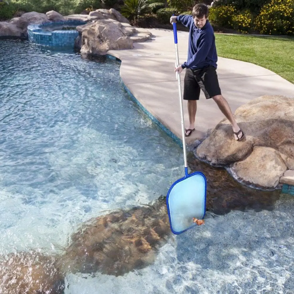 

Detachable Pool Cleaning Net Professional Tool Grade Fine Mesh Pool Skimmer Leaf Catcher Bag Pool Swimming Cleaners Accessories