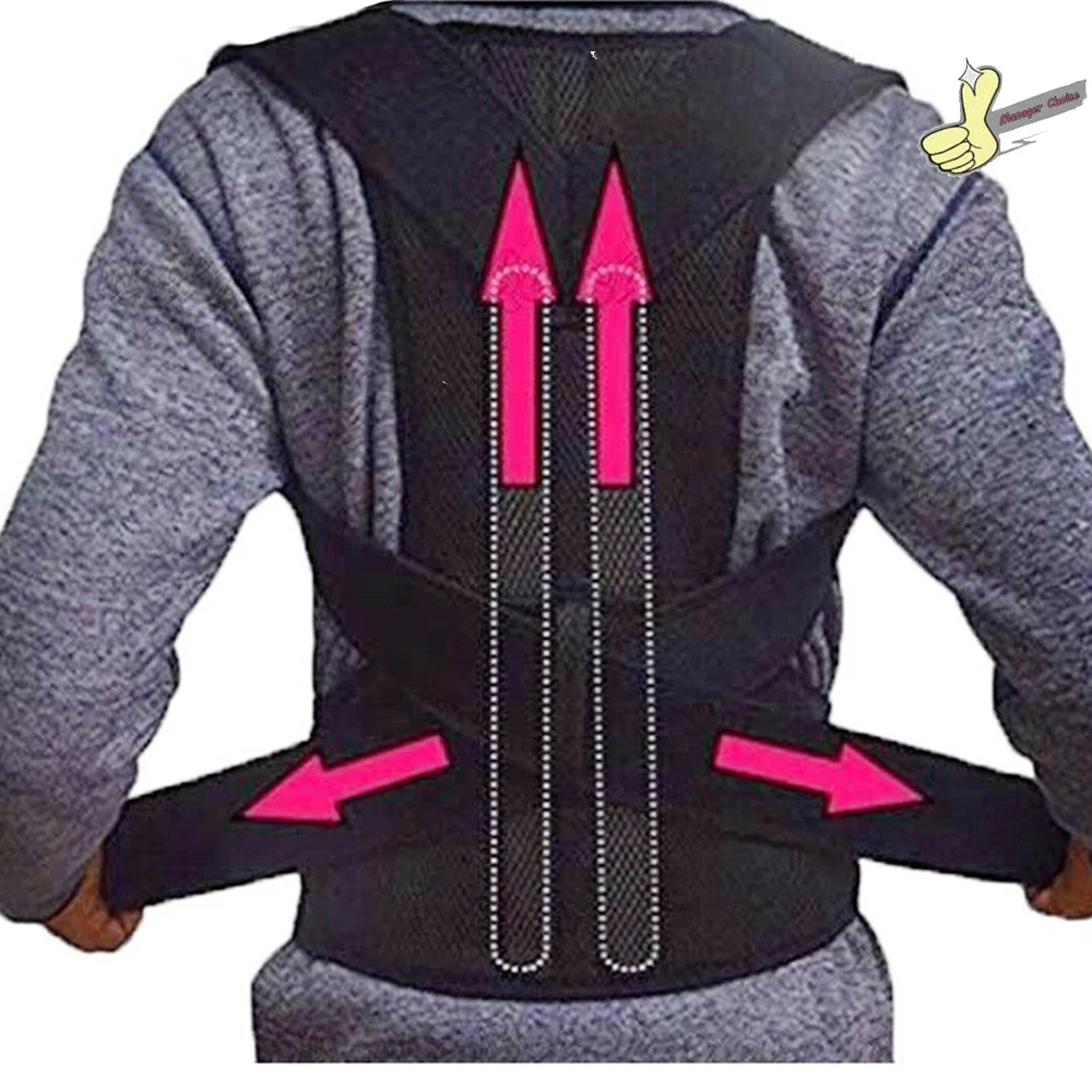 Ортопедическая поза корсет для поддержки спины корректор выпрямитель