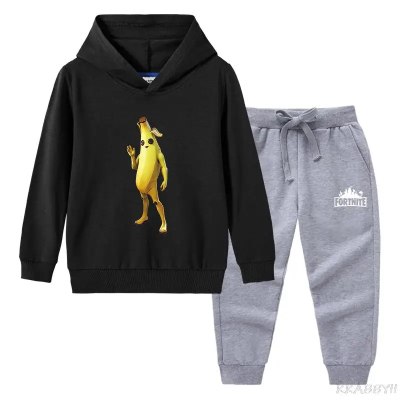 Комплект одежды для мальчиков Fortnites толстовка с капюшоном и штаны комплекты