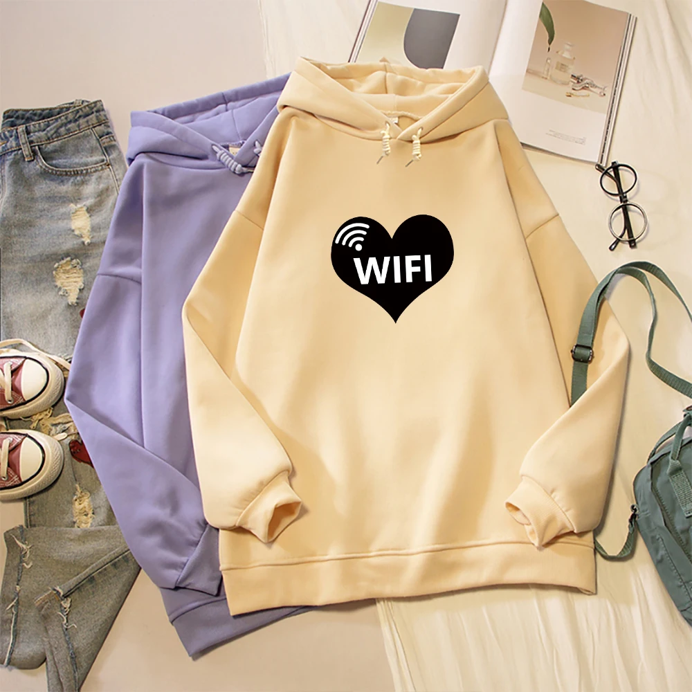 Oversize Loose Hoodie Women Letters Printed Sweatshirt Autumn Winter Fleece Hoodies 2020 Couple Clothes Las Mujeres Sweetshirts