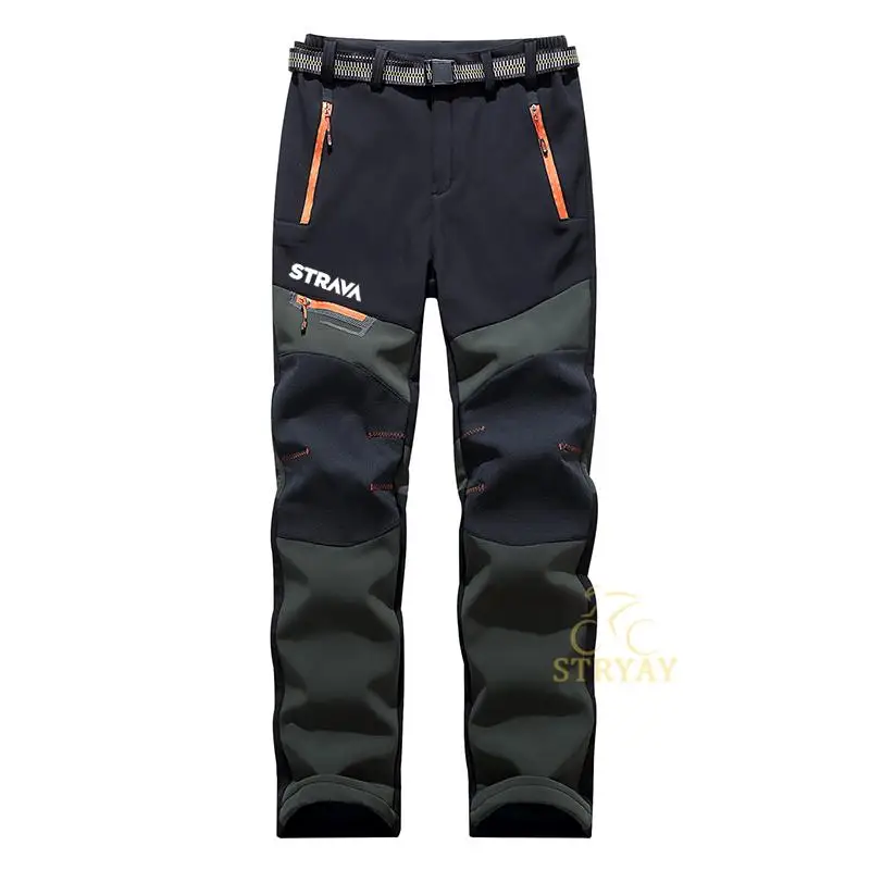 

Elastic Bicycle Pants Strava Mtb Pants Thick Outdoor Sport Trouser for Men Breathable Motocross Pants Waterproof Cycling Pants