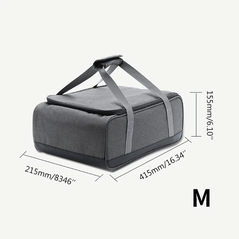 

F2TC Tote Travel Picnic Drink Fruit Food Fresh Thermal Insulated Cooler Lunch Box Bag