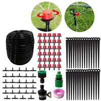25m garden drip irrigation kit for patio adjustable drip irrigation system with 30 sprinklers 29 tees