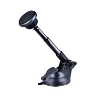 metal adjustable car phone holder universal dashboard suction cup magnetic telescopic mount rotation strong wide compatible