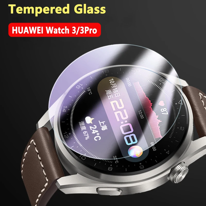 

Tempered Glass For Huawei Watch 3 Pro 48mm 46mm smartwatch Accessories HD Protective Film Huawei Watch 3 Screen Protector