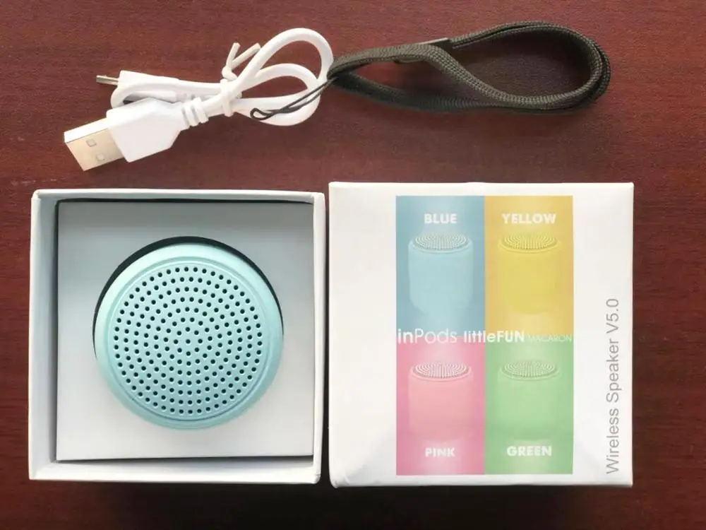 2020 маленькая портативная Bluetooth Колонка Мини Беспроводная стерео гарнитура