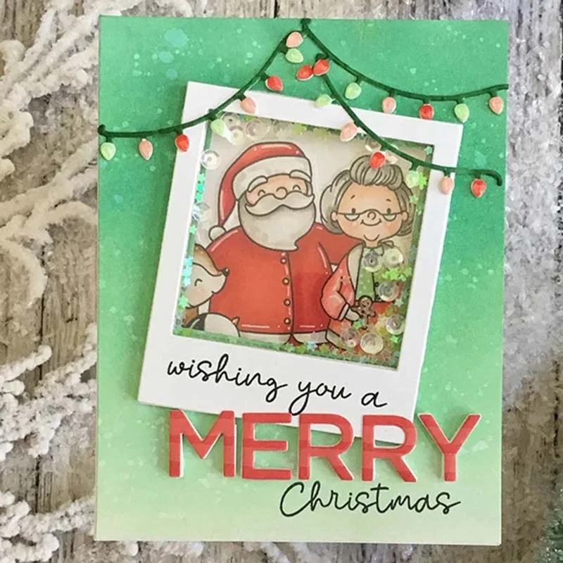 Металлический трафарет с надписью Merry Peace для скрапбукинга|Вырубные штампы| |