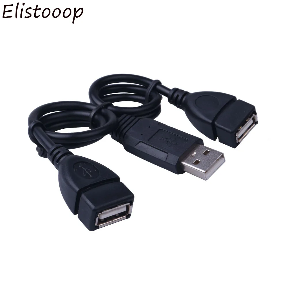 2 в 1 USB 2.0 штекер гнездо кабель для передачи данных зарядный жесткого диска