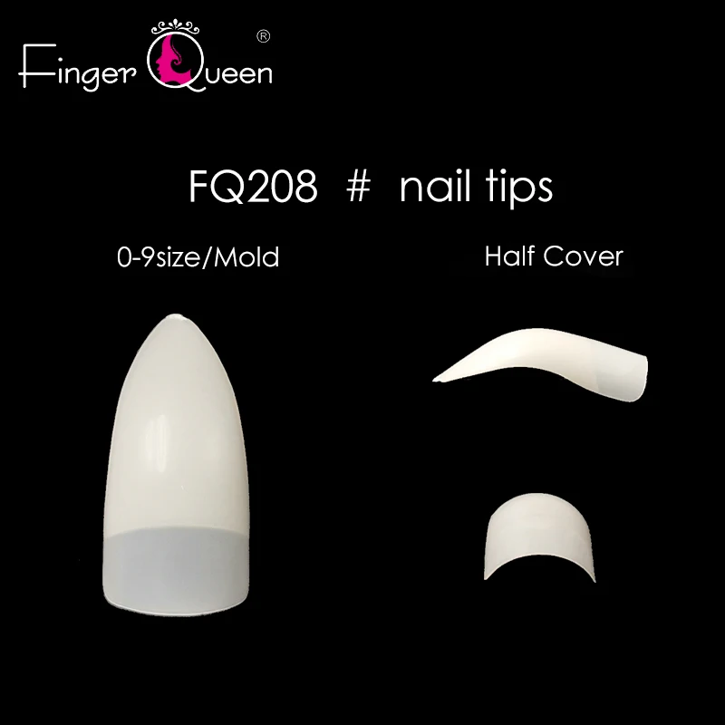 Finger Queen   Eagle false nails100Pcs+Box Ultra-Thin Eagle Claw False Nail Tips Clear White Natural Tip Acrylic