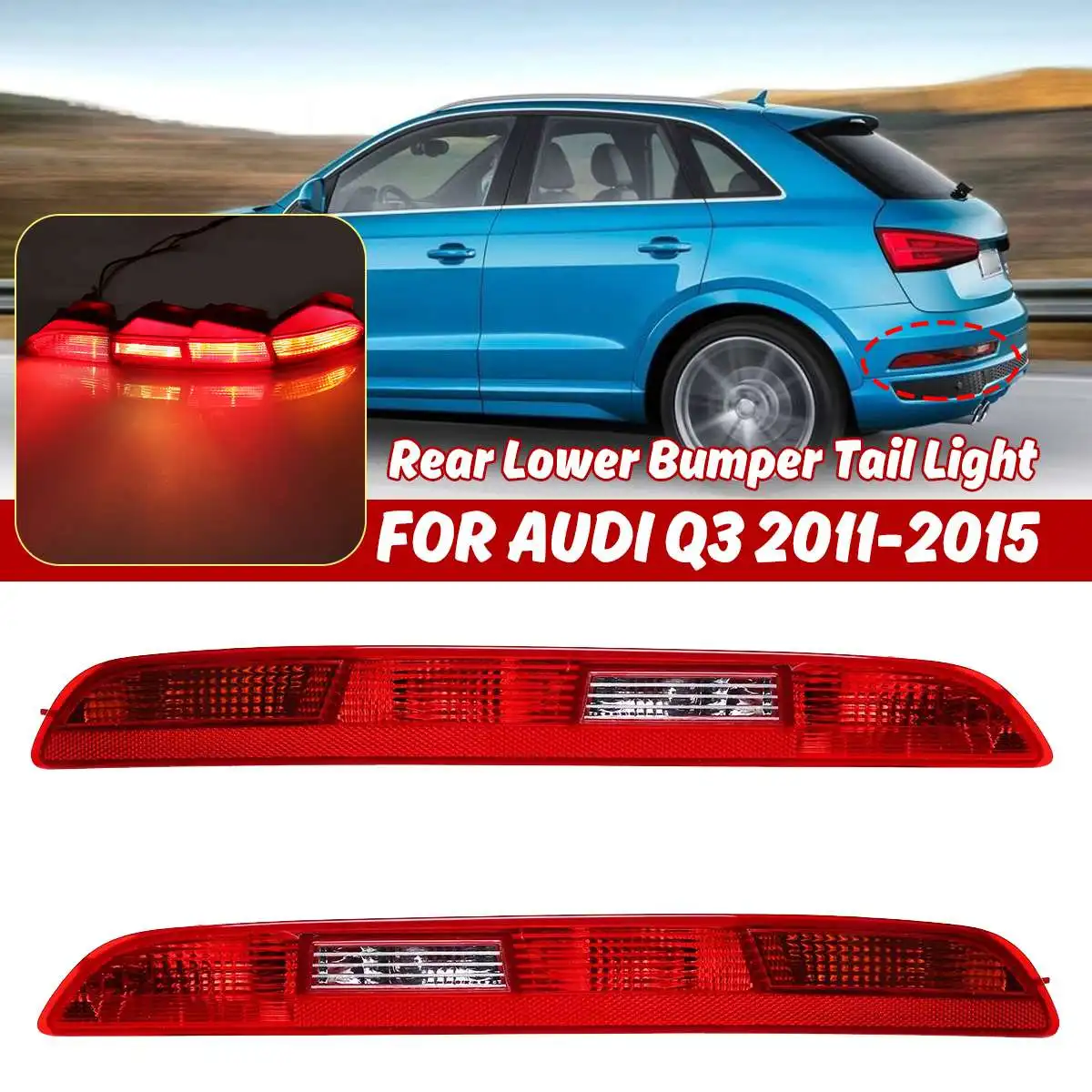 

Задний левый/правый задний фонарь для AUDI Q3 2011-2015