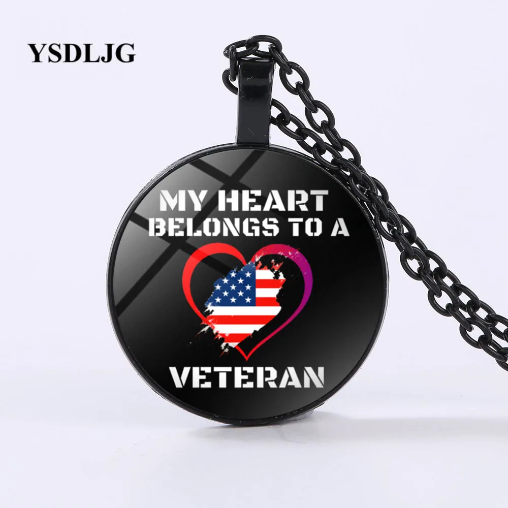 GDRGYB мое сердце относится к ветерану ожерелье-Ветеран день семьи солдат Dd214
