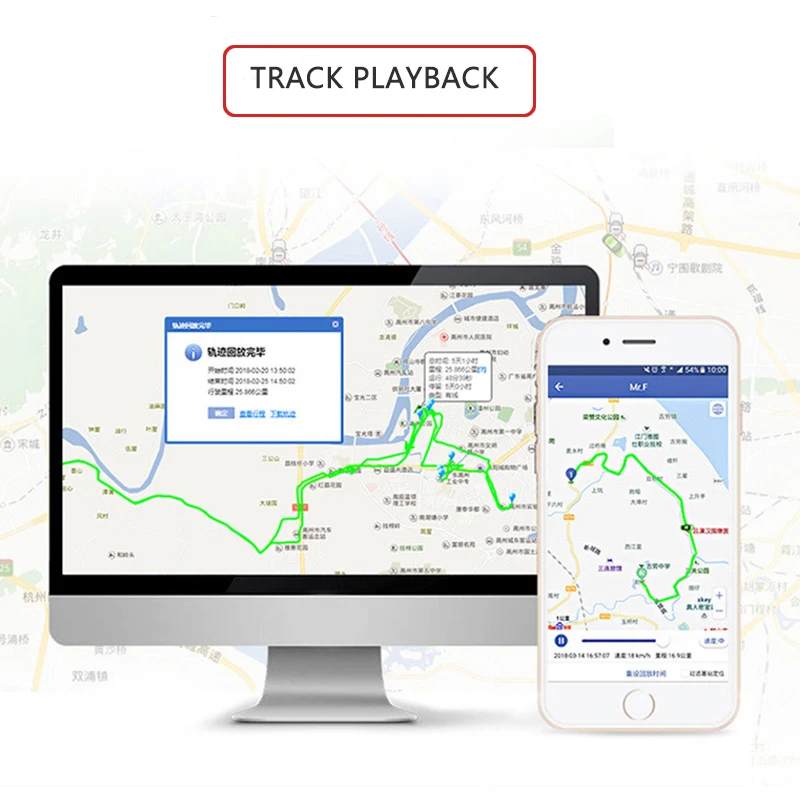 Подвеска Интеллектуальный микро трекер GPS безопасное позиционирование легко для