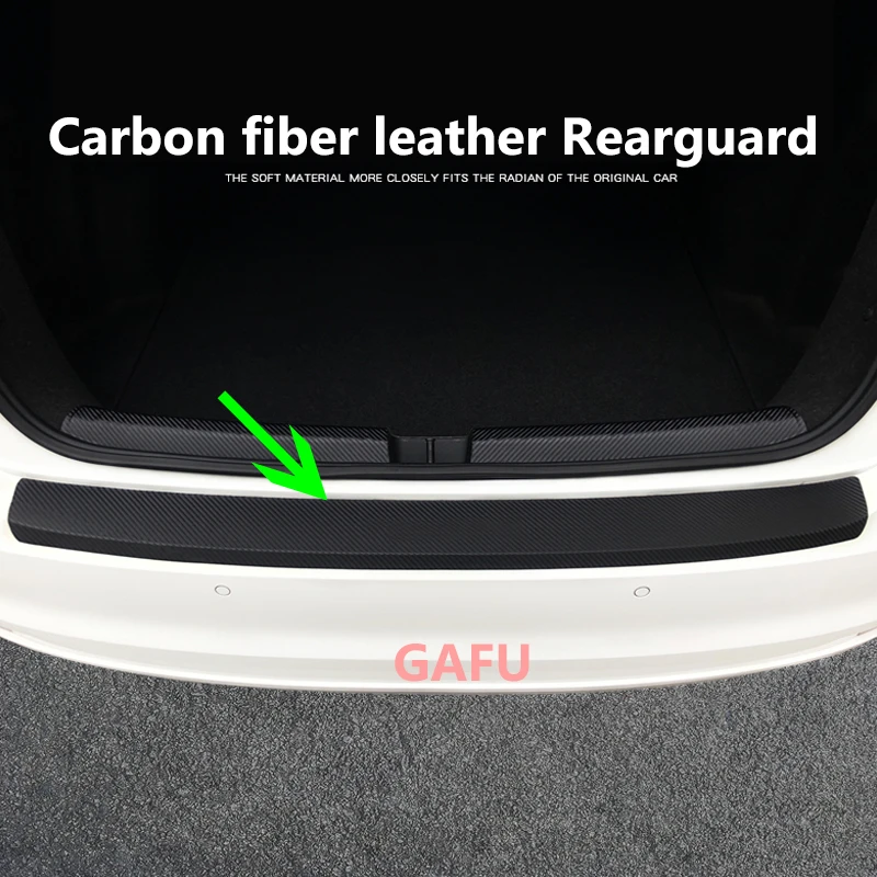Автомобильные аксессуары для VW TIGUAN MK2 2017 2018 2019 2020 из углеродного волокна PU