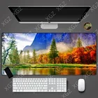 Yuzuoan XL красивый закат природный пейзаж игровой ноутбук коврик для мыши игровой коврик для мыши большая клавиатура с блокировкой Cs Go LOL