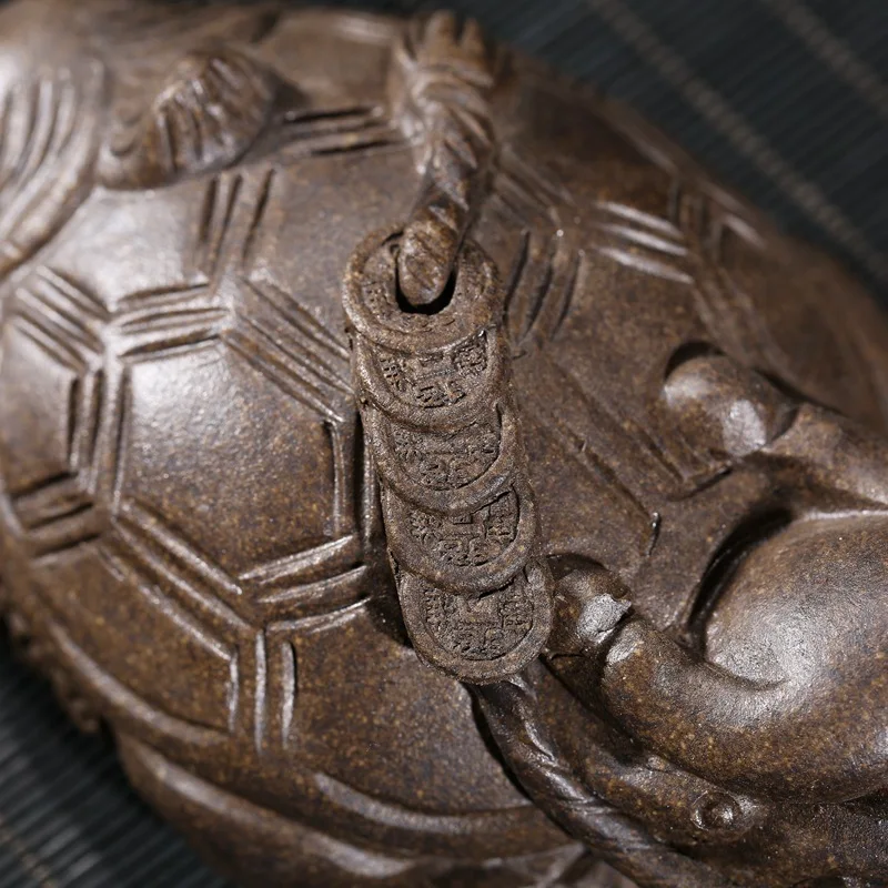 Скульптура для домашних питомцев ручной работы с монетами и черепашками|Фигурки