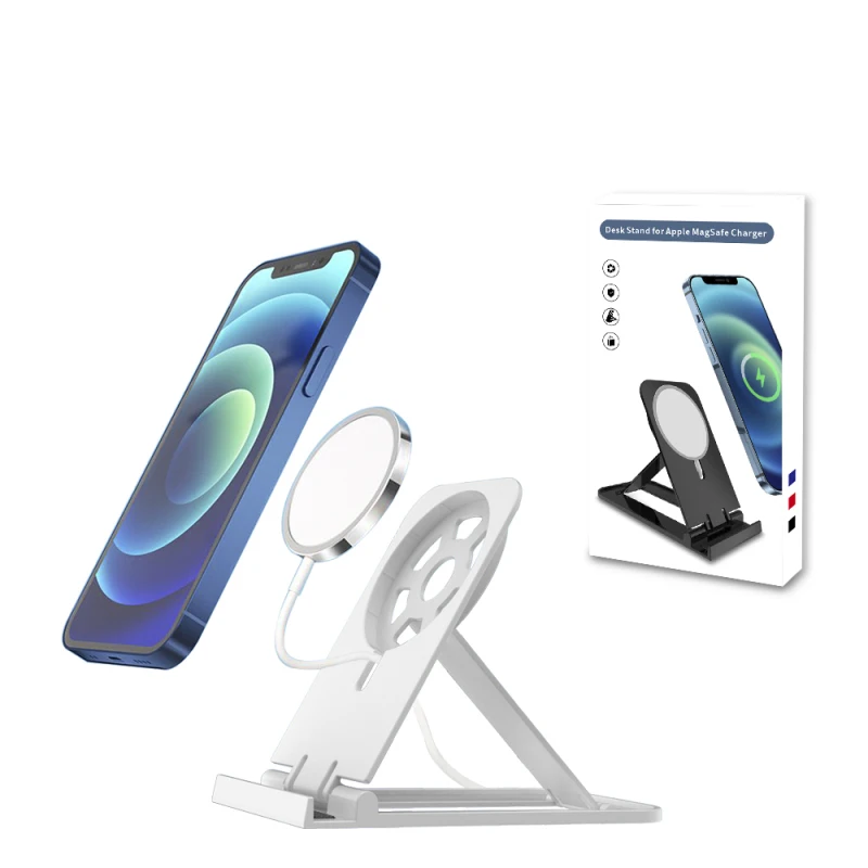 

1PC Wireless Charging Stand Stable Folding Portable Stand For IPhone 12 Mini 12 Pro Max Mini Wireless Charging Mag Safe Stand