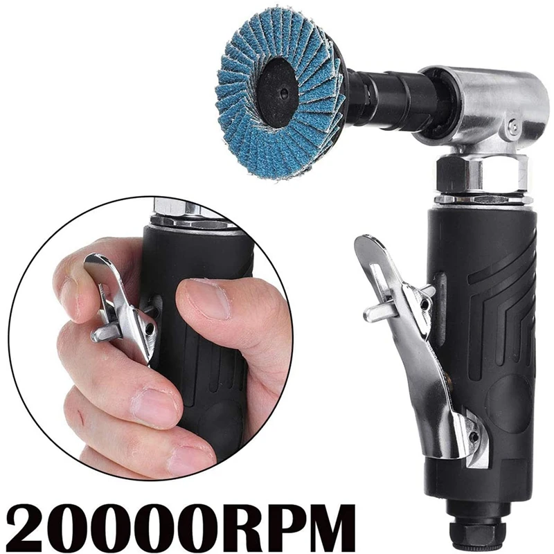 

Angle Air Die Grinder 1/4-Inch Pneumatic Grinding Machine Chuck Bayonet Quick Connector Disassembly Wrench Grinding Disc