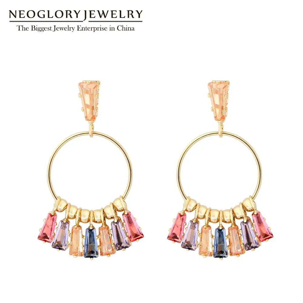 Neoglory Jewelry 2020 модные серьги-подвески для женщин Эффектные с бусинами вечерние |