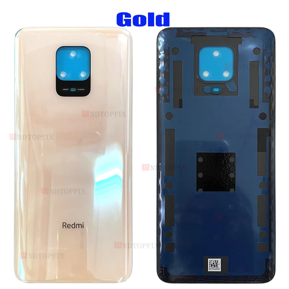 Оригинальный чехол для Xiaomi Redmi Note 9s накладка батарейного отсека стекло панель
