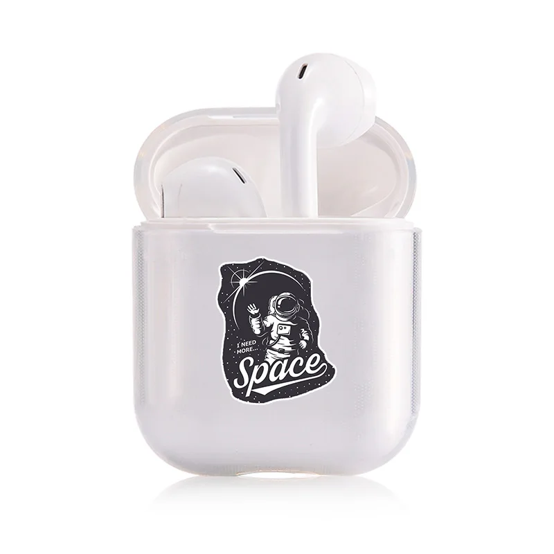 Simple Cute AirPods Case For Apple airpods Case Luxury Cartoon Hard Don't Touch Airpods Case in Bluetooth Earphone Accessories