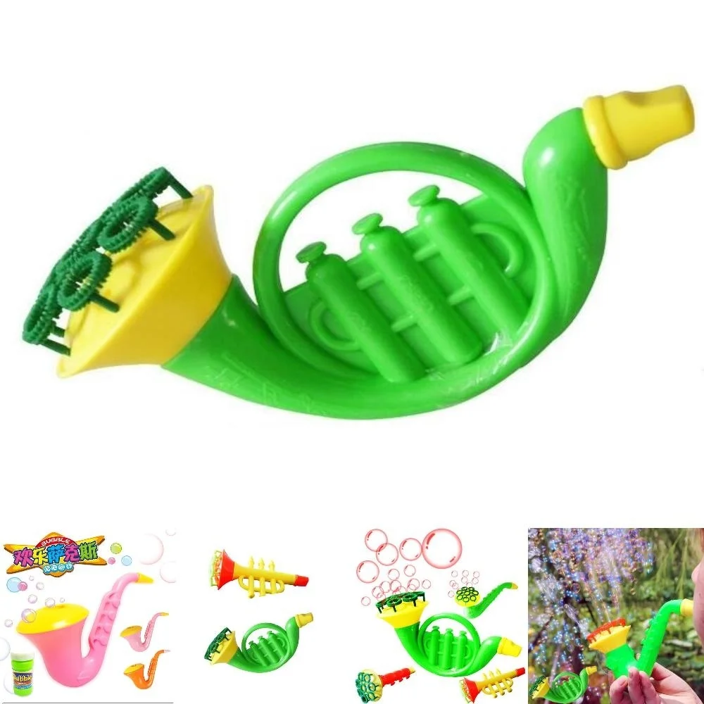 Мыльный пузырь удар 1 шт Новинка рожок случайный стиль отправлен Детские уличные