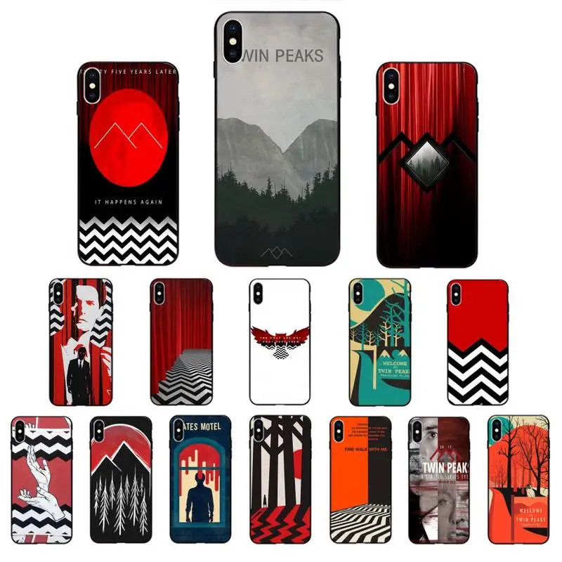 

Welcome To Twin Peaks Phone Case for iPhone 13 11 12 pro XS MAX 8 7 6 6S Plus X 5S SE 2020 XR cover