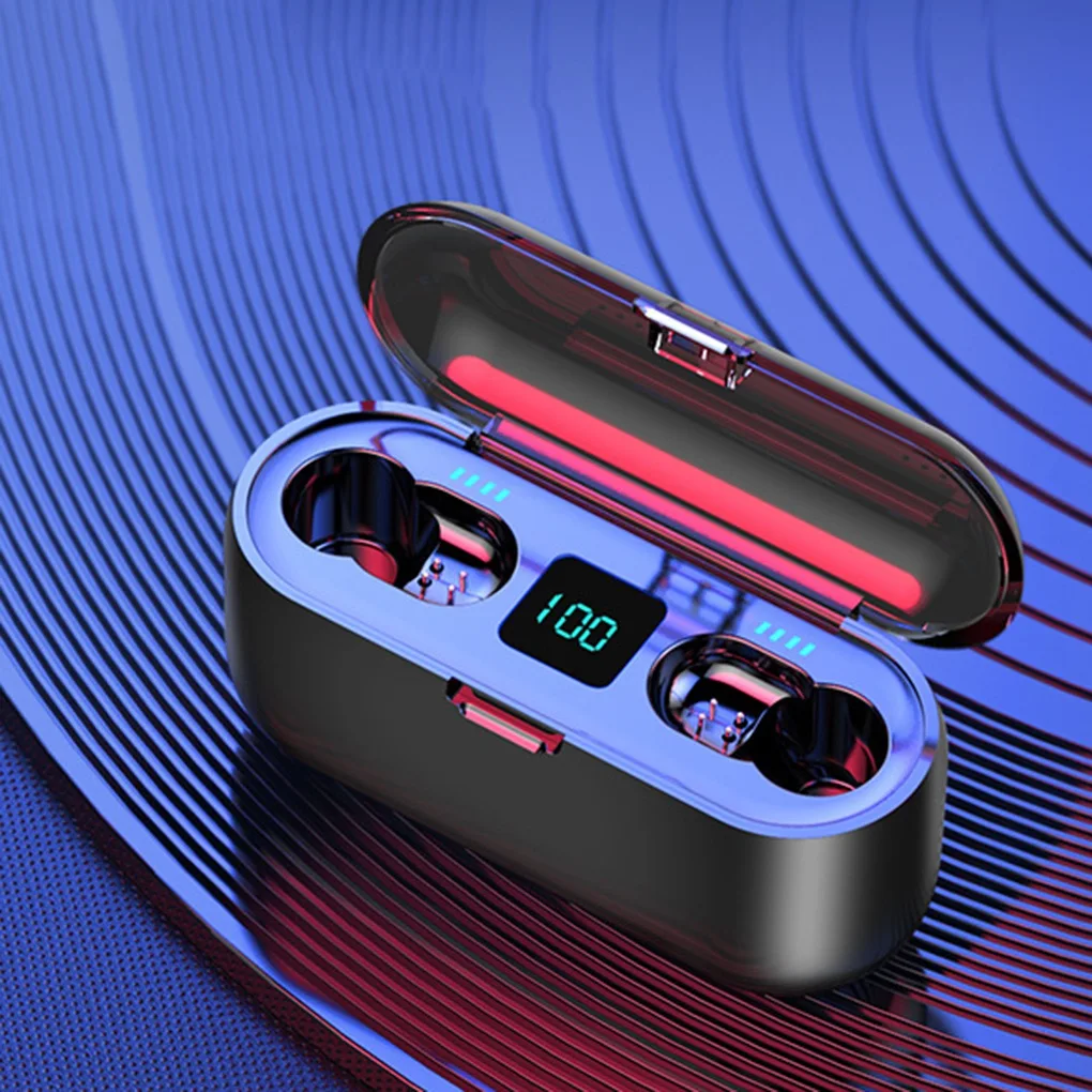 

Q32-1 Bluetooth дисплей питания наушники с шумоподавлением в ухо наушники IPX5 водонепроницаемые беспроводные наушники