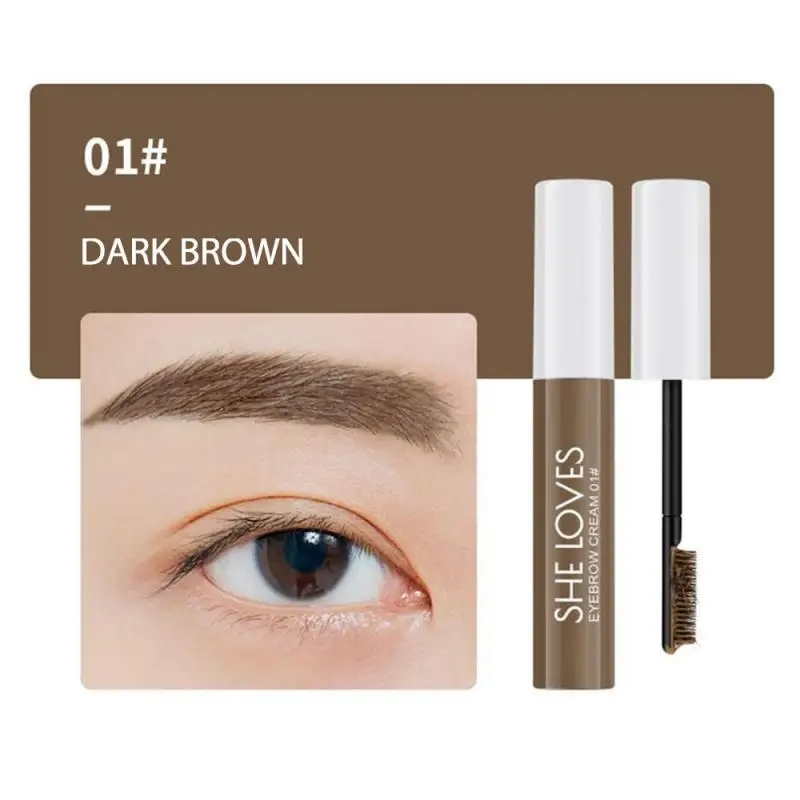 

New Fiber Eyebrow Pencil Dye Eyebrow Cream Waterproof Superfine Wild Eyebrow Styling Liquid Transparent Eyebrow Raincoat TSLM1