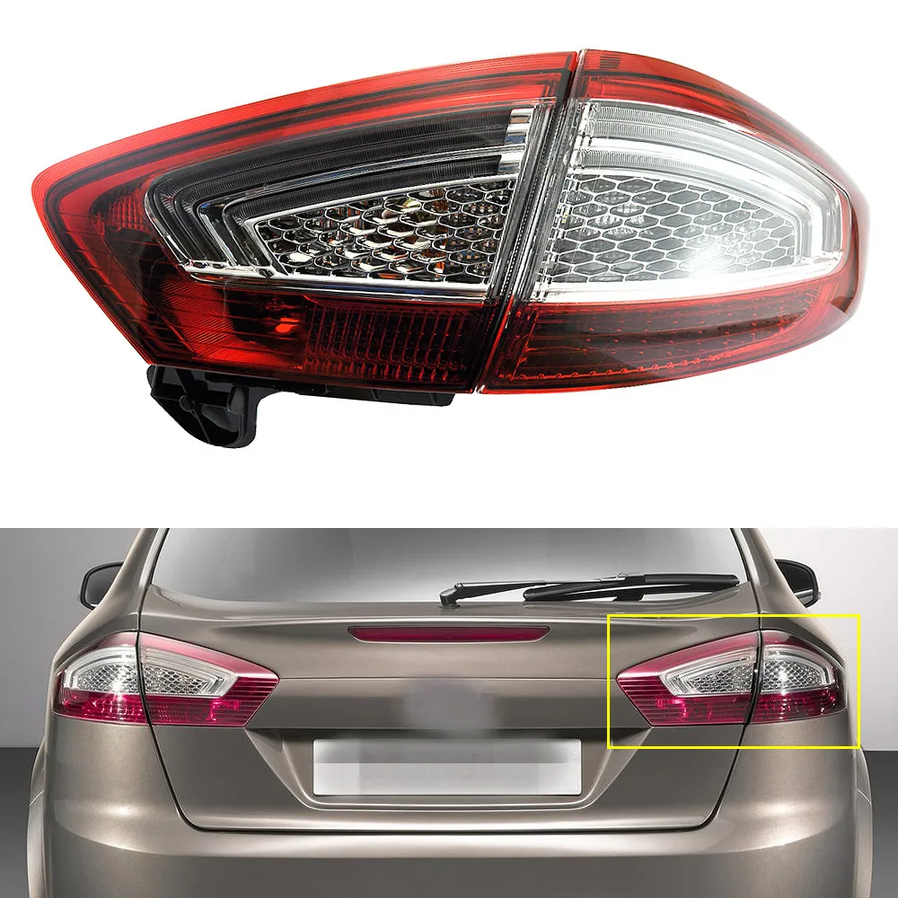 1 комплект/2 шт. внутренние и наружные задние фонари для Ford Mondeo Fusion 2011 2012|rear light|tail