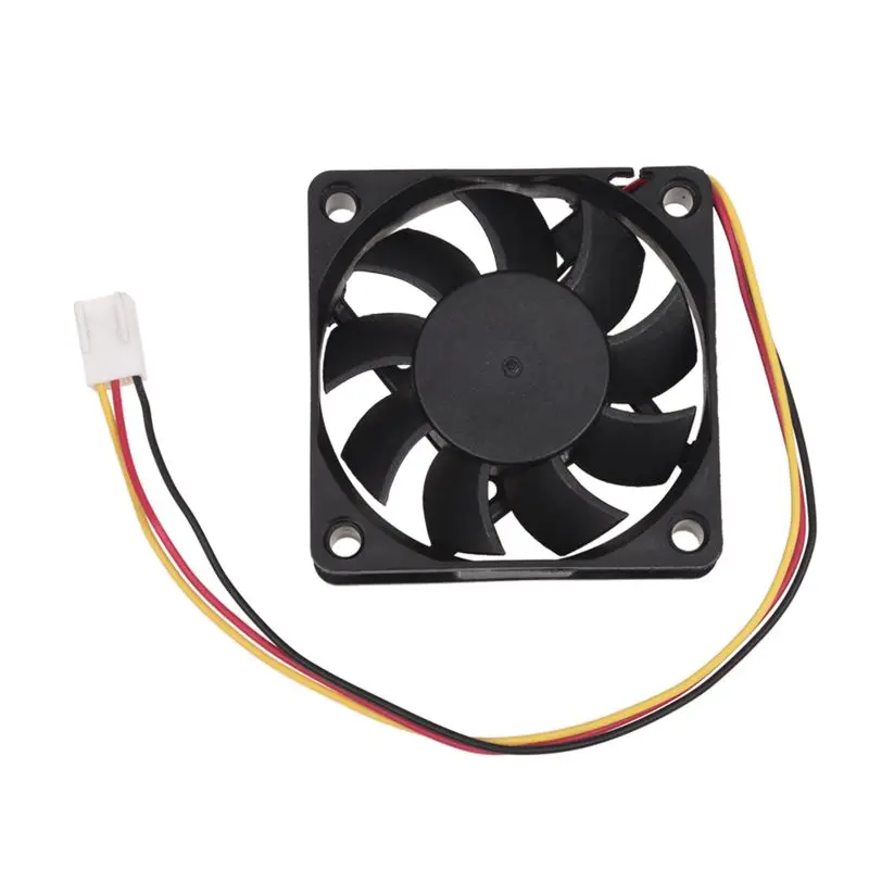 DC 12V 0.2A черный пластиковый 3 контактный разъем PC чехол для компьютера Вентилятор