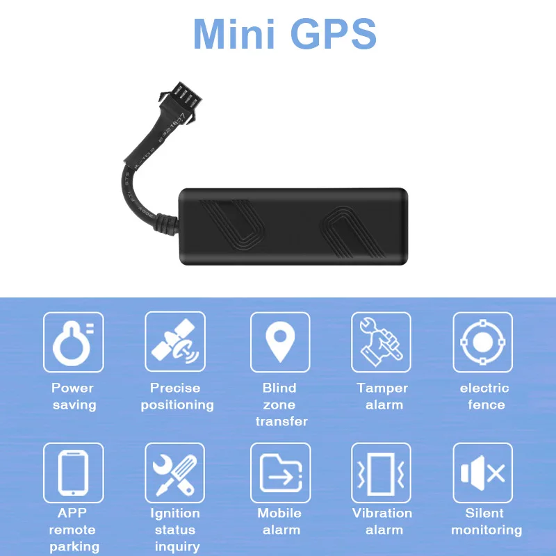 Автомобильный мини gps-трекер для автомобиля с широким напряжением 90 в Localizador gps локатор Авто gps, трекер, GPRS/GSM Мото Аксессуары трек