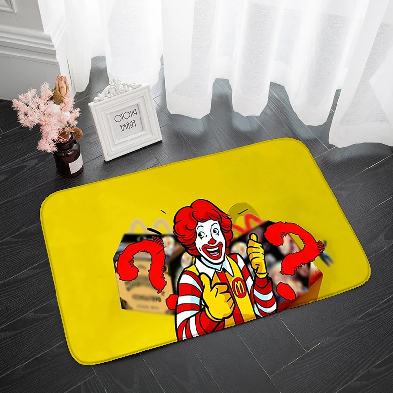 

Golden McDonald Kitchen Entrance Door Mat Indoor Anti-Slip Area Rug Balcony Entrance Doormats Carpets Living Room Gamer Long Mat