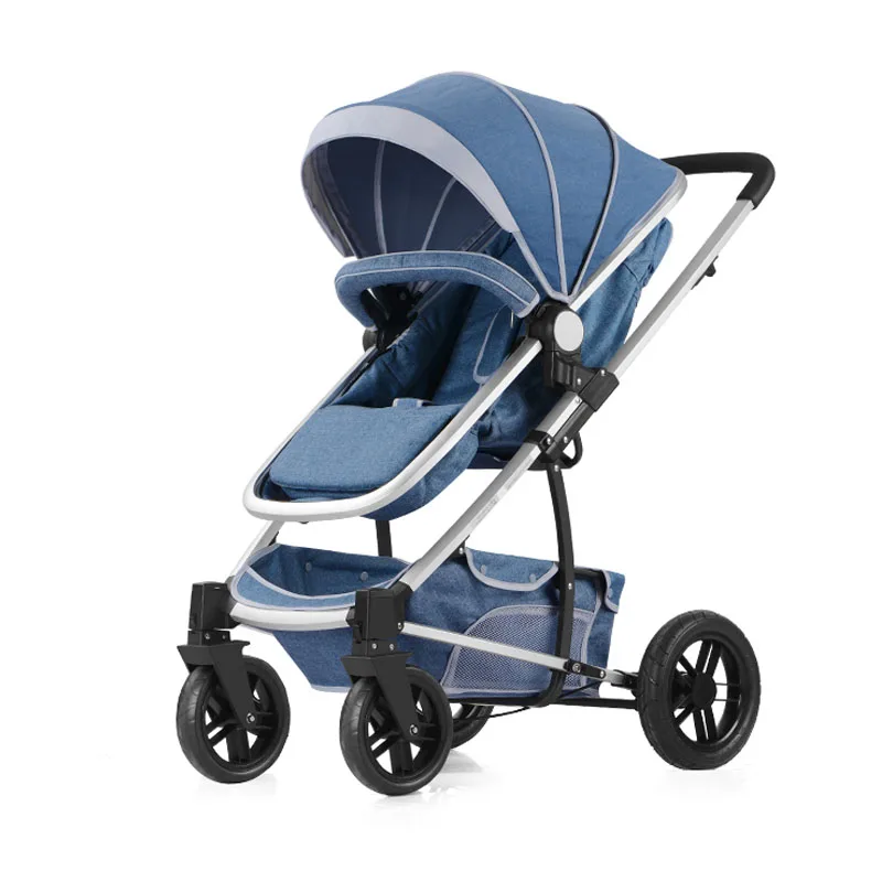 2021carrinho de bebe Роскошная детская коляска высокого вида 3 в 1 Система путешествий для