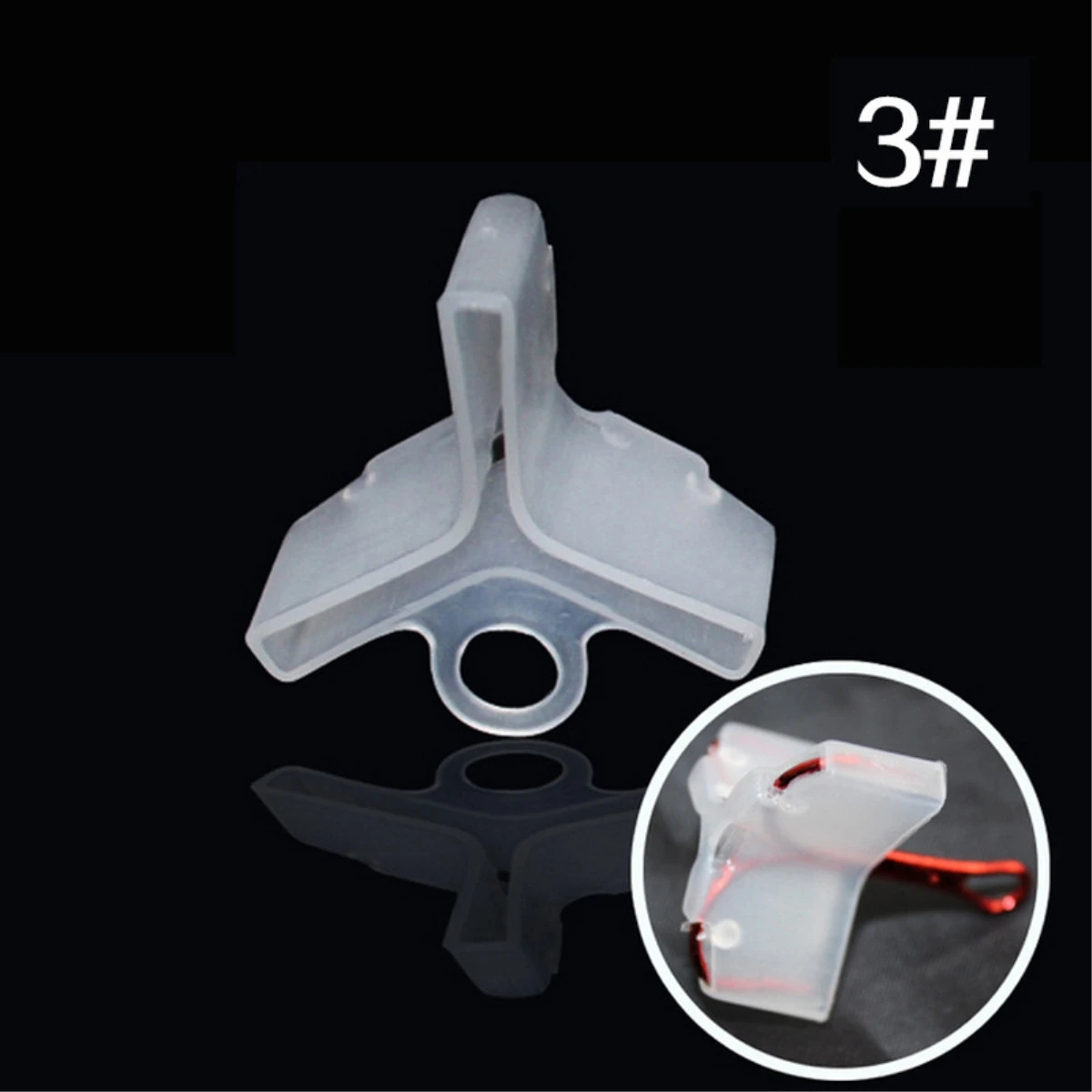 Рыболовные Крючки 50 шт./лот прочные рыболовные тройные белые чехлы шапки