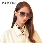 PARZIN, нейлоновые солнцезащитные очки, женские, негабаритные, винтажные, металлические, солнцезащитные очки для вождения, UV400, дизайнерские, женские Lunette De Soleil Femme 92012