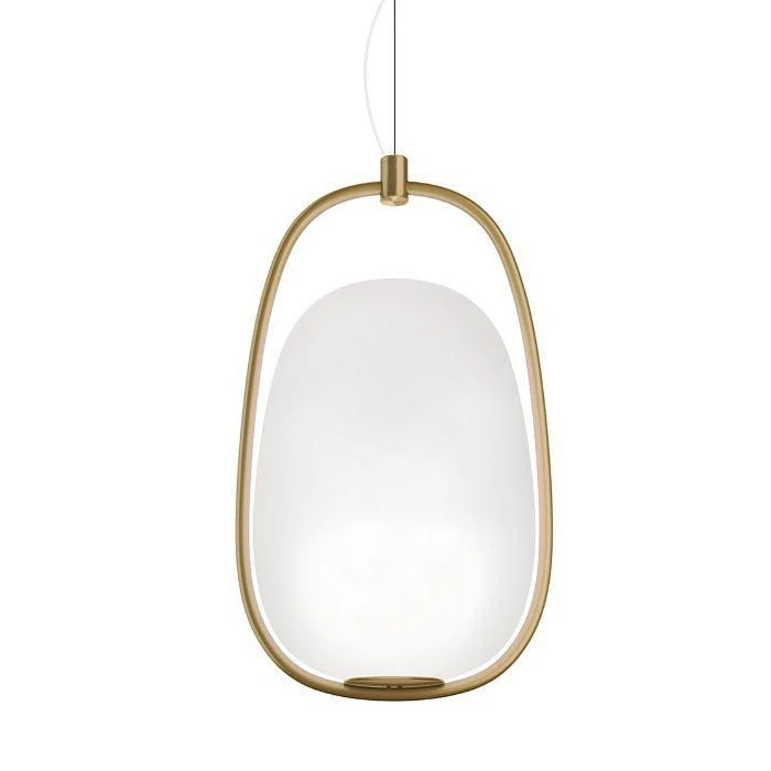 

Modern Led Metal Pendant Lights Wrought Iron Glass Round Ball Brass Rod Hanging Lamp For Living Roomcafekitchen Nordic Lighting