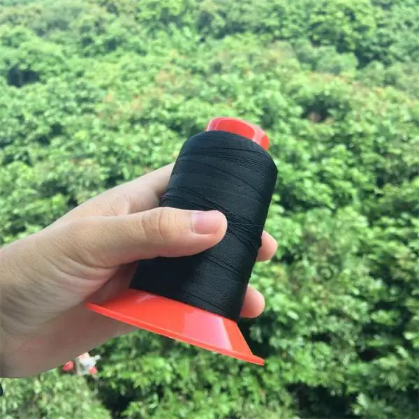 Black Color 500 Meters Bonded Nylon Tent Backpack Sewing Thread High-strength Cord Suitable for Camping | Дом и сад