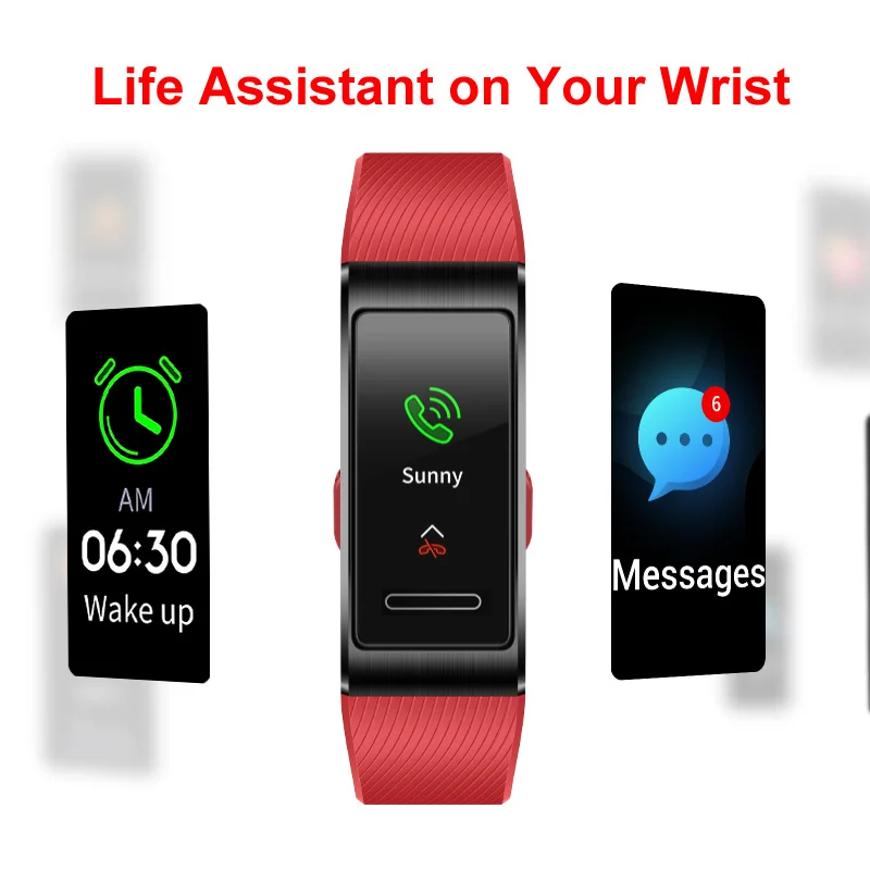 

Huawei Band 4 Pro Smart Band Blood Oxygen 0.95'' AMOLED Full Color Screen Heart Rate Tracker GPS Sleep monitoring Touchscreen