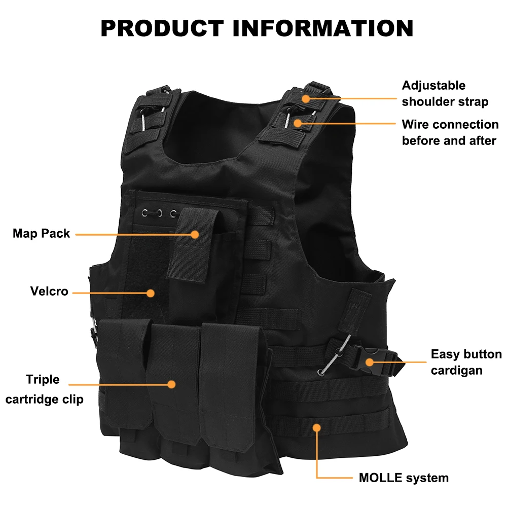 Охотничий военный тактический жилет Броня на тело Molle штурмовая тарелка CS для
