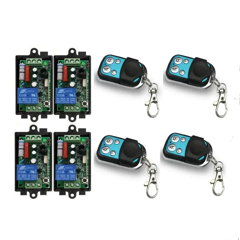 Беспроводной Радиочастотный пульт дистанционного управления 220 В перем. Тока 10 А