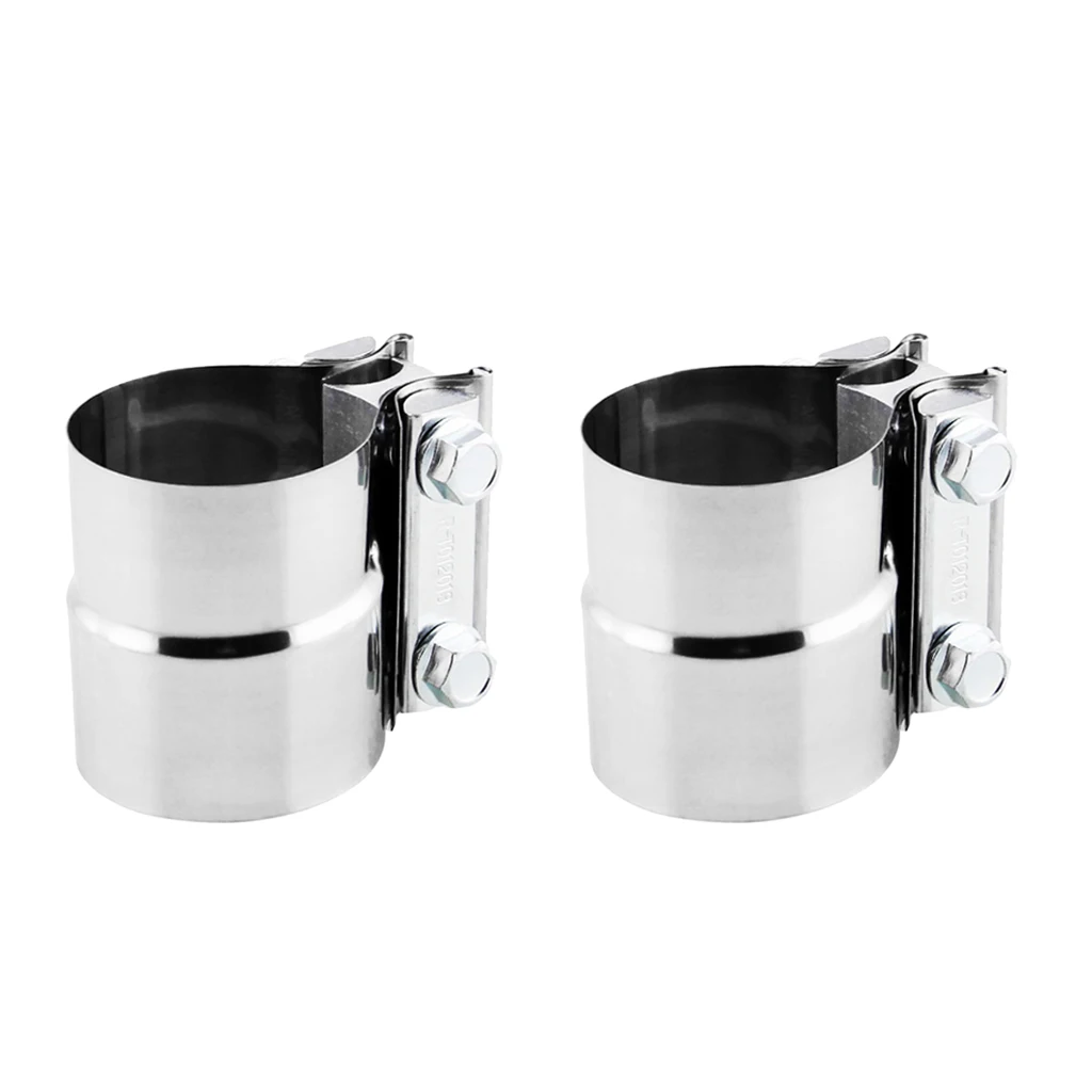 2 шт 25 &quotповорот до 5&quot нержавеющая выхлопная полоса хомут для шланга